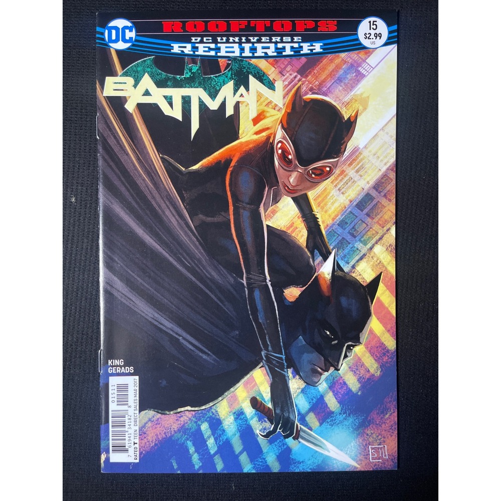 DC Universe Batman Rebirth Rooftops‎ 15 Comic Book Catwoman
